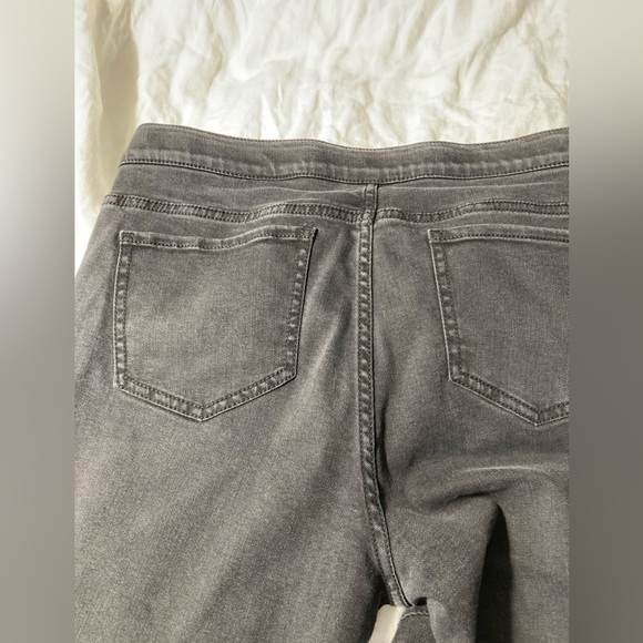 J Jill 12 petite washed black 5 pockets leggings - Picture 8 of 10